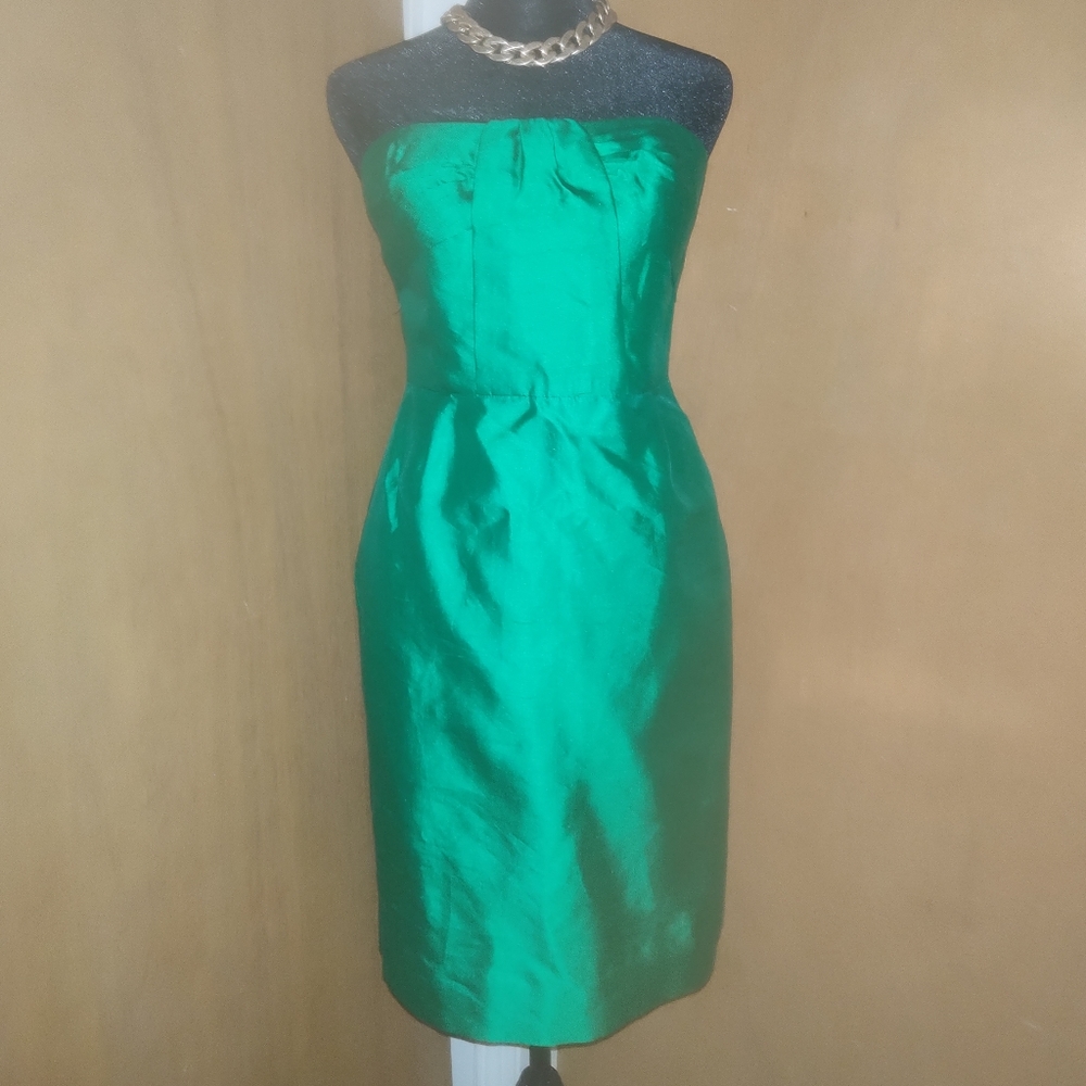 Kate Spade Strapless green dress